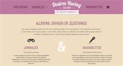 Desktop Screenshot of desireehoving.nl